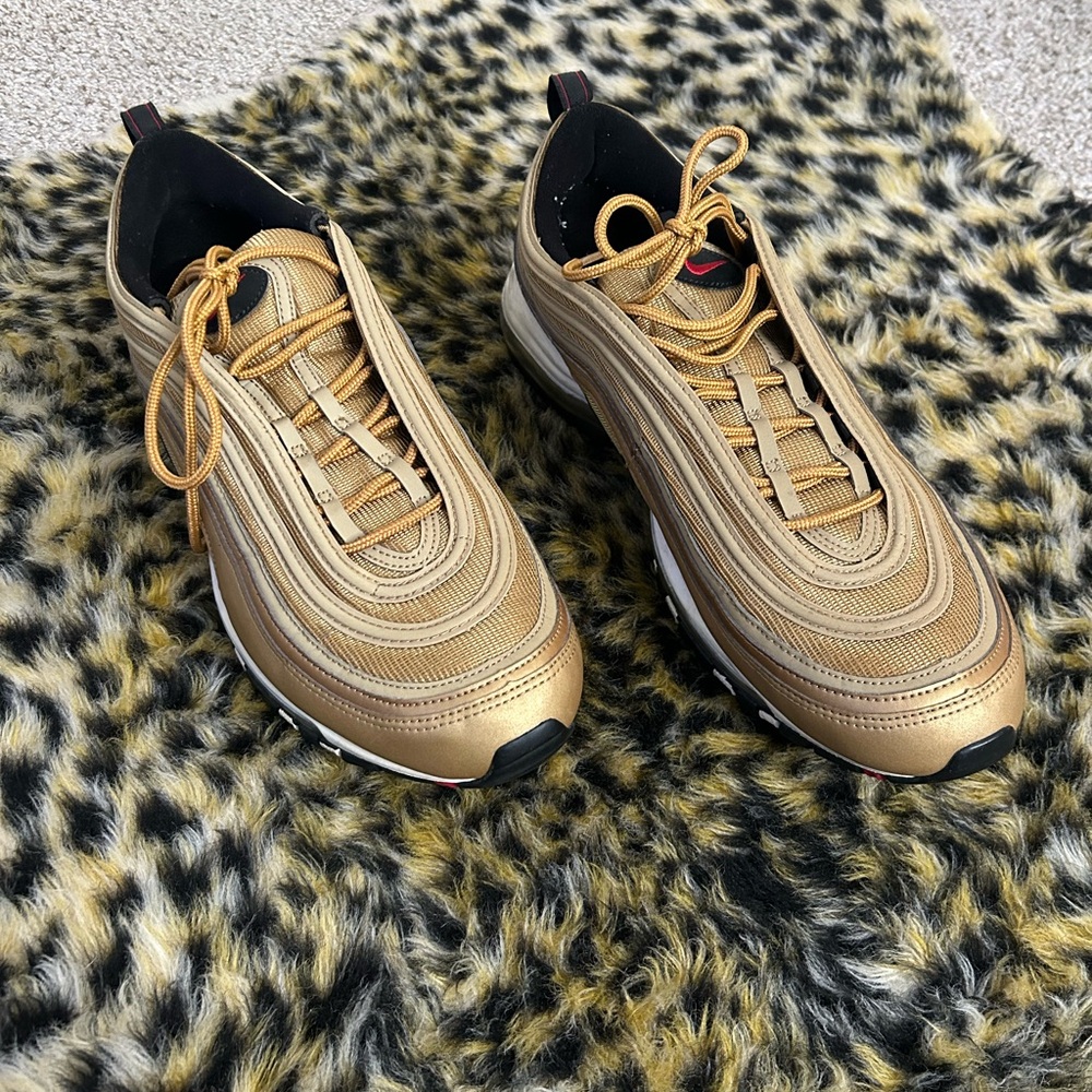 Gold Athletic Sneakers